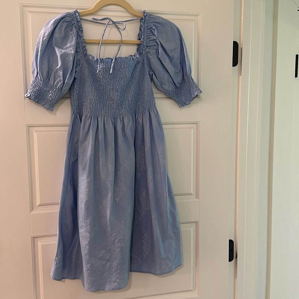 Hill House Blue Mini Dress